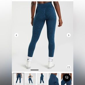 COPY - Gymshark ADAPT ANIMAL SEAMLESS LEGGINGS Medium Wild Navy